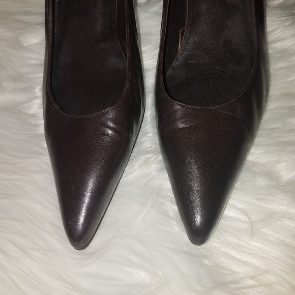 Stuart Weitzman Leather Heels - Picture 5 of 8